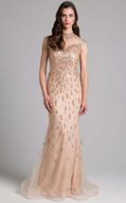 Lara Dresses - 42624 Embellished Lace Evening Gown