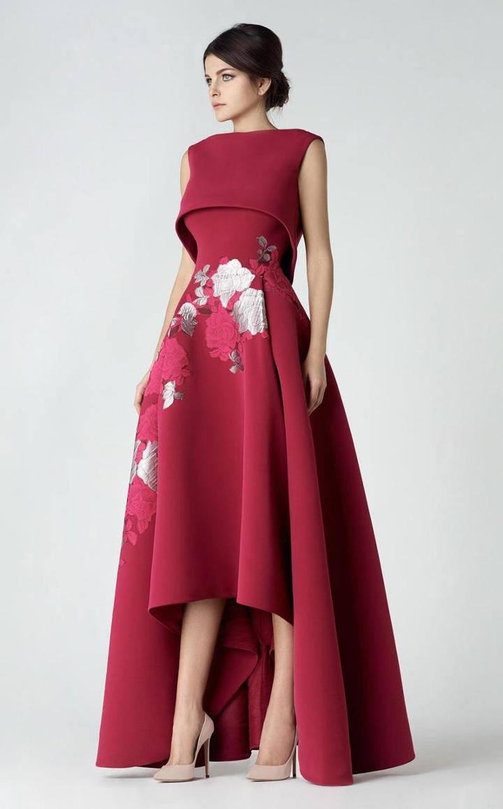 Saiid Kobeisy - Bateau Neck A-line Gown 2921