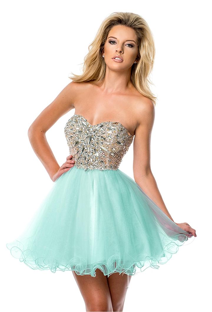 Terani Prom - 151p0005a Crystal Studded Sweetheart Cocktail Dress