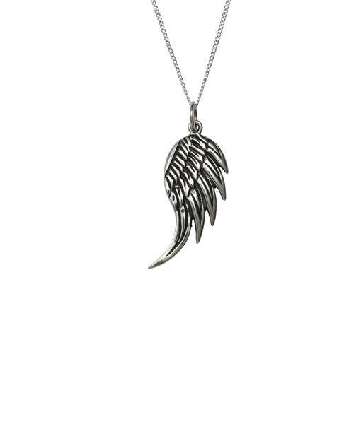 Femme Metale Jewelry - Angel Wing Charm Necklace