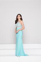 Glow By Colors - G785 Bead Embellished Halter Evening Dress