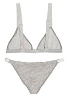 Leah Shlaer Swimwear - .new! The Vida Bikini Top In French Terry Grey
