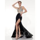 Panoply - Sparkling Cutout Detail Sequin Evening Gown 14791