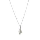 Ashley Schenkein Jewelry - Brooklyn Diamond Small Leaf Necklace