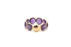 Tresor Collection - Amethyst Stackable Ring Band In 18k Yellow Gold
