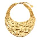 Ben-amun - Foiled Gold Statement Bib Necklace