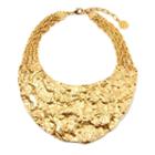 Ben-amun - Foiled Gold Statement Bib Necklace