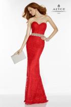Alyce Paris - 6593 Prom Dress In Red