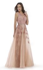 Morrell Maxie - 15696 Sparkling Deep V-neck Evening Gown