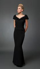 Daymor Couture - Ruffled Off Shoulder Mermaid Gown 702003