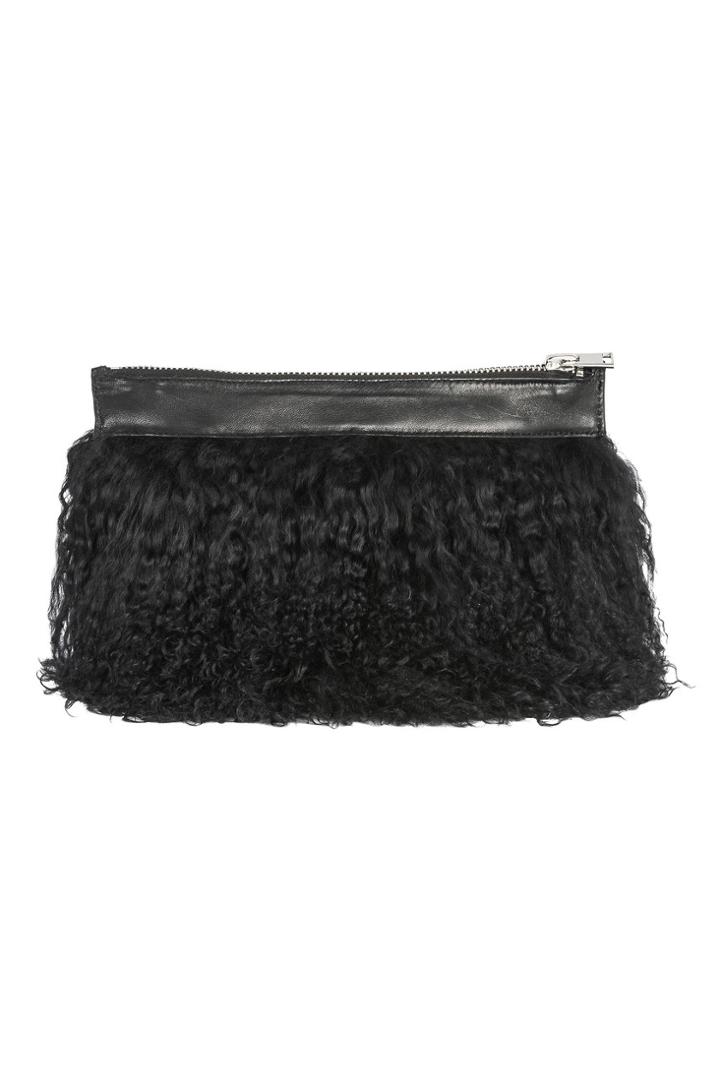 Lamarque - Bikita Mongolian Shearling Clutch