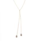 Margaret Elizabeth - Pear Lariat Labradorite