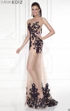 Tarik Ediz - Tulle Filigree Gown 92622