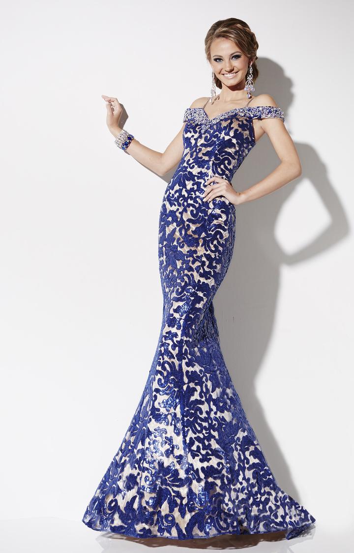 Studio 17 - 12540 Embroidered Lace Mermaid Dress