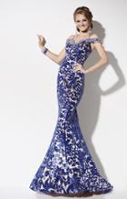 Studio 17 - 12540 Embroidered Lace Mermaid Dress