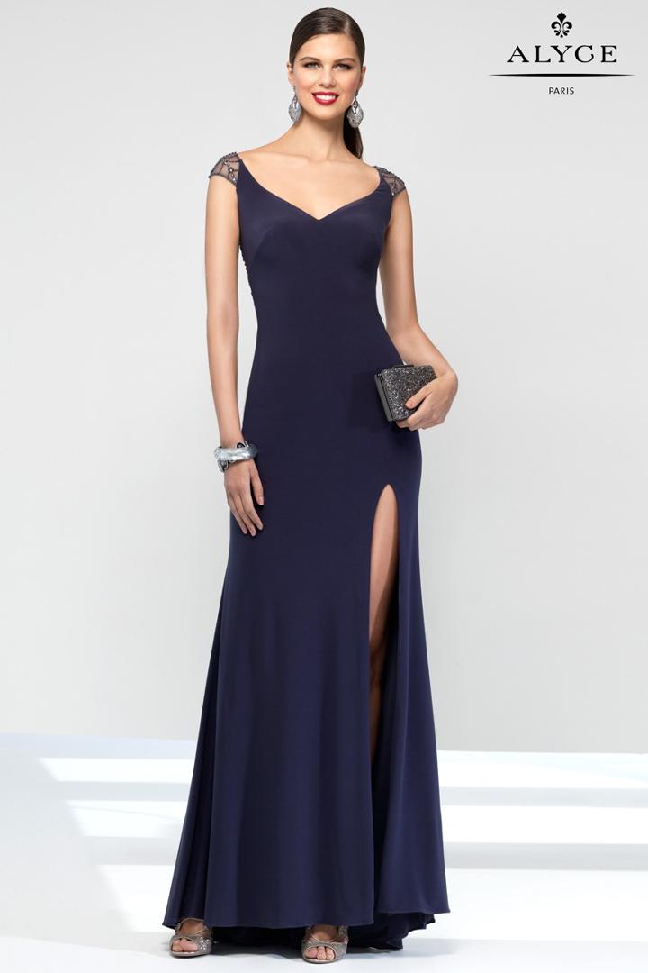 Alyce Paris B'dazzle - 35838 Dress In Medium Gray