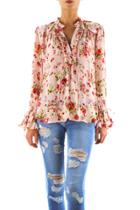 Johanne Beck - Ruffle Front Blouse