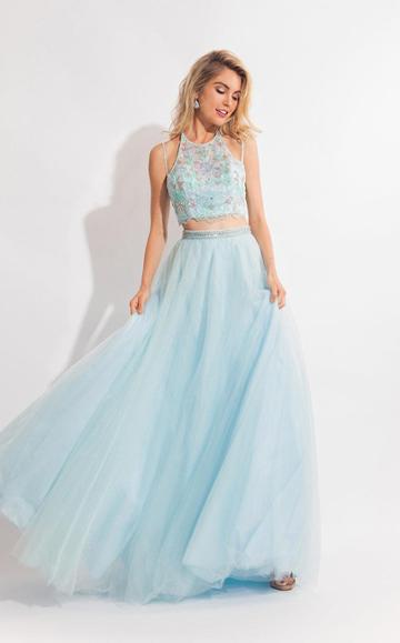 Rachel Allan - 6120 Embellished Halter Ballgown
