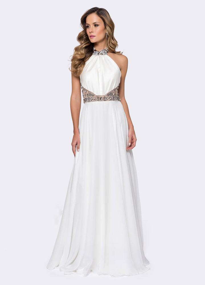 Ashley Lauren - 1175 A-line Halter Evening Dress
