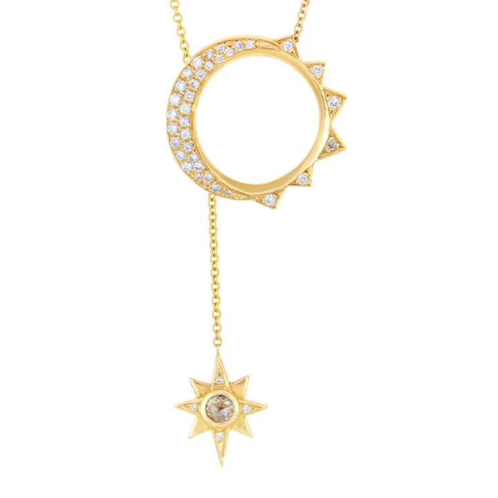 Logan Hollowell - Rise + Unity Diamond Drop Necklace