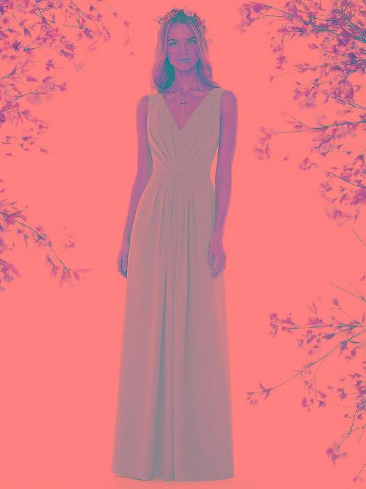 Social Bridesmaids By Dessy - 8157 Dress In Suede Rose