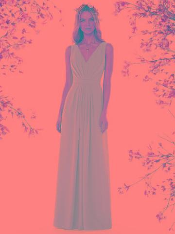 Social Bridesmaids By Dessy - 8157 Dress In Suede Rose