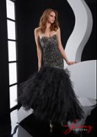 Jasz Couture - 5221 Dress In Black