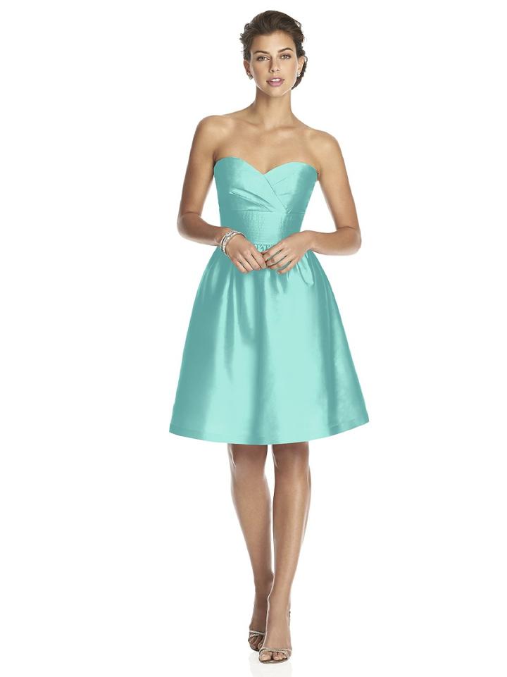 Alfred Sung - D542 Bridesmaid Dress In Coastal