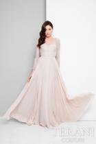 Terani Evening - Stunning Iridescent Lace A-line Gown 1711m3405