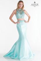 Alyce Paris - 1196 Two Piece Beaded Mermaid Gown