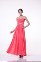 Cinderella Divine - Twisted Ruched Jeweled Sweetheart A-line Dress