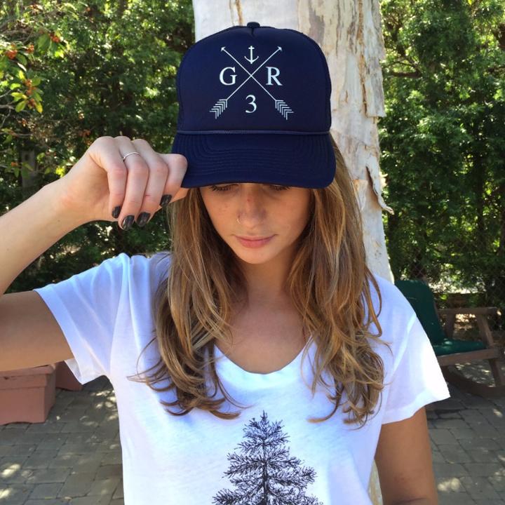 Gr Anchor Hat In Navy