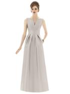 Alfred Sung - D655 Bridesmaid Dress In Oyster