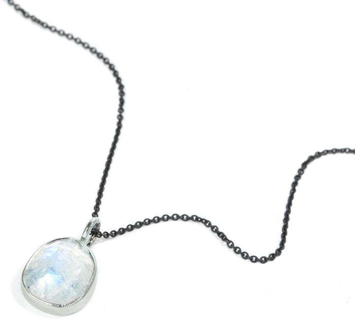 Nina Nguyen Jewelry - Syrena Moonstone Silver Necklace