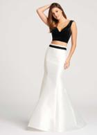 Ellie Wilde - Ew118061 Strappy Fitted Two Piece Mermaid Gown