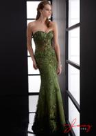 Jasz Couture - 5072 Dress In Olive