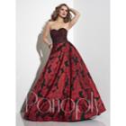 Panoply - Embellished Sweetheart Floral Print Ball Gown