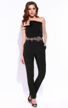 Jolene Collection - 15511- Jumpsuit In Black