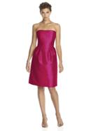 Alfred Sung - D614 Bridesmaid Dress In Sangria