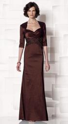 Cameron Blake By Mon Cheri - 213632 Long Dress In Cocoa