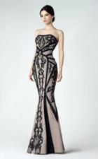 Saiid Kobeisy - Bejeweled Lace Evening Gown 2939