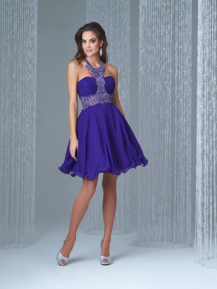 Madison James - 16-335 Dress In Purple