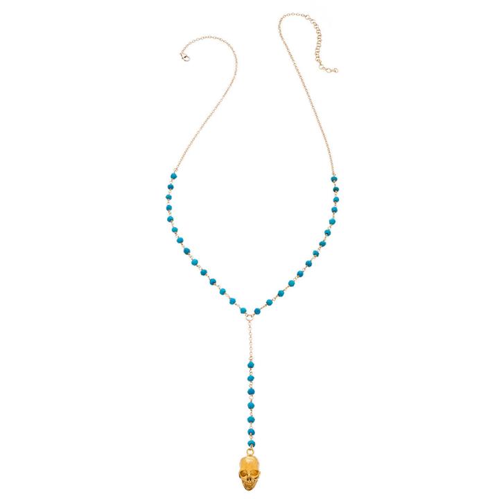 Heather Hawkins - Black Star Y Necklace