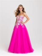 Madison James - 16-434 Dress In Fuchsia