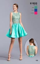 Aspeed - S1952 Beaded Two Piece A-line Homecoming Dress