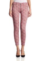 Hudson Jeans - Wma407ten Nico Midrise Ankle Super Skinny In Dotted Rose