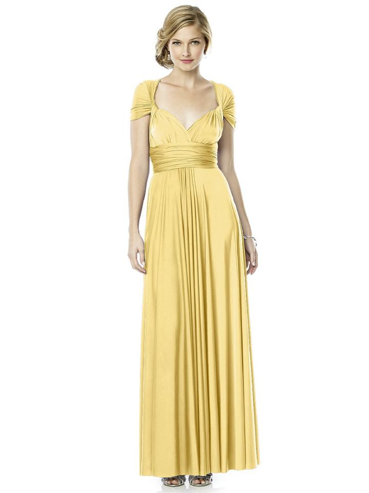 Dessy Collection - Mj-twist2 Dress In Buttercup
