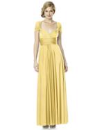 Dessy Collection - Mj-twist2 Dress In Buttercup