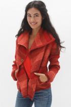 Goddis - Ivy Knit Jacket In Scarlet