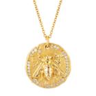 Logan Hollowell - 18k Sacred Honey Bee Coin Necklace